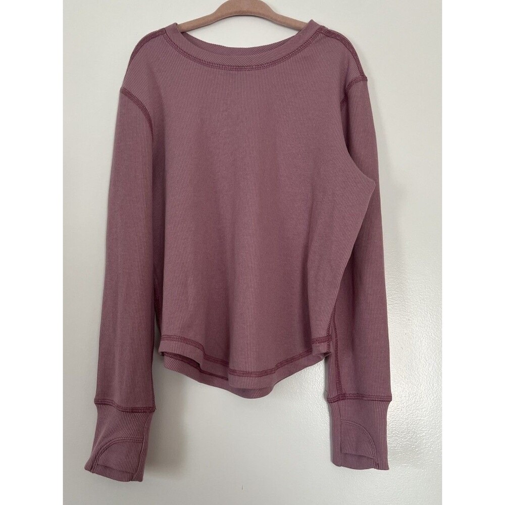 HANNA ANDERSSON MAUVE PINK ACTIVE L/S TOP  SHIRT 120 6/7